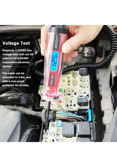 Trendooze Springsun Bipolar Otomotiv 3-72v Elektrik Test/onarım Cihazı Vy