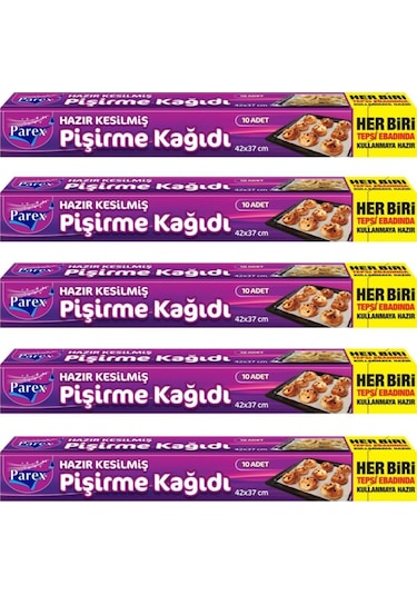 Parex 5 Adet Hazır Kesilmiş Pişirme Kağıdı