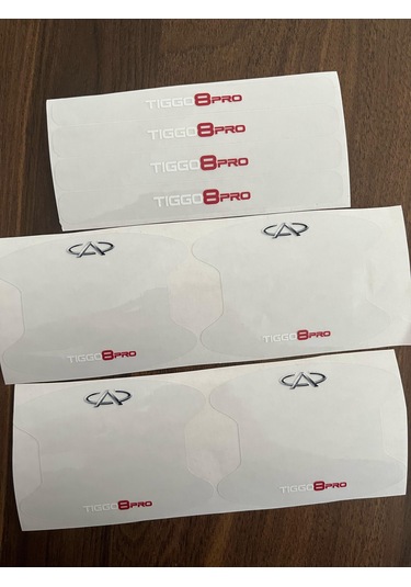 Chery Tiggo 8 Uyumlu Kapı Kolu Çizik Önleyici 8'li Set