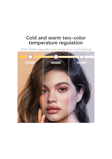 Andoer Y140 Rgb Cep Video Konferans Led Video Işık Kiti Siyah Siyah