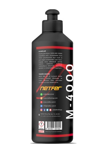 Netfer M-4000 Marin Tekne Cilası 500 ML