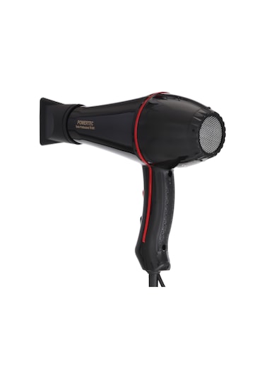 Powertec TR-601/TR-601S Turbo Profesyonel 2500 W Saç Kurutma Makinesi Siyah