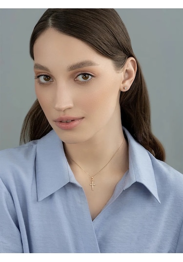 Veronika 925 Ayar Gümüş Haç Kolye 306101631