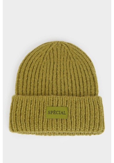 Defacto Kadın Kışlık Bere R7539az25wngn159 Yeşil