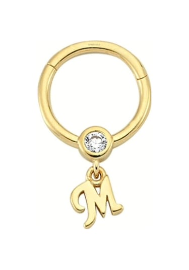 Altın Halka Harf Piercing 14 Ayar Harfler Mevcut