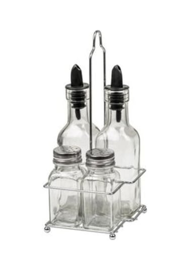 EPİNOX YASEMİN CAM 2 YAĞLIK 200 ML + 2 TUZLUK SET (YST-04)