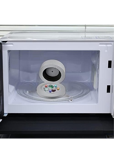 Kendin Yap Cam Füzyon El Sanatları İçin 100 Adet Mikrodalgaya Uygun Yuvarlak Kağıt