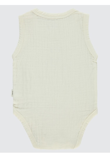 Civil Baby Bebek Çıtçıtlı Badi 1-18 Ay Ekru
