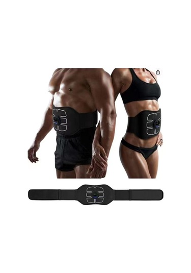 Springsun Ems Pulse Karın Cihazı Ev Karın Kası Etiketi Karın Aleti Ems Karın Kası Kemeri Şarj Edilebilir Masaj Kemeri Siyah L/xl Siyah