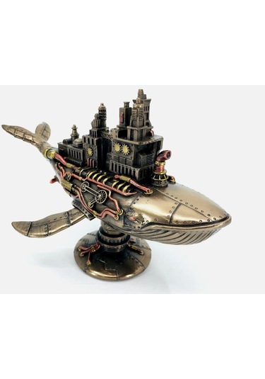 Steampunk Galaktik Balina Biblo Veronese Design