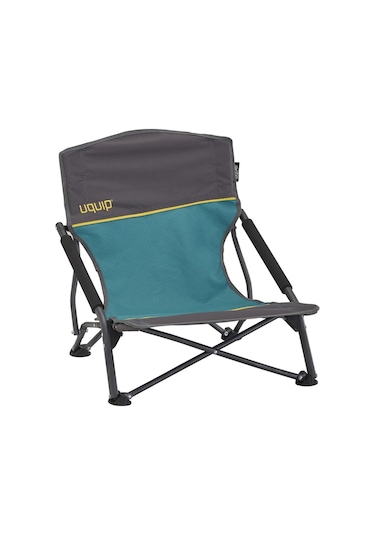 Uquip Sandy Yüksek Konforlu & Takviyeli Katlanır Plaj ve Kamp Sandalyesi Petrol-Std Petrol - Siyah