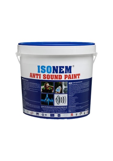 İsonem Anti Sound Paint Ses Yalıtım Boyası 5 Lt Beyaz