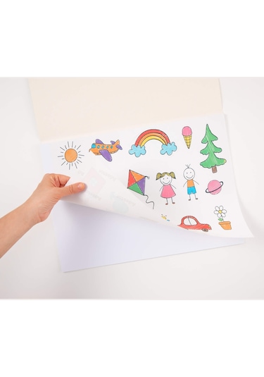 Childgen Parmak Boya Resim Defteri Finger Paper Pad