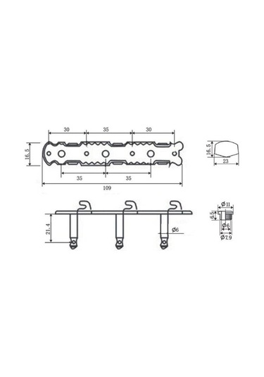 Dr. Parts Amh0101/Cr Akustik Gitar Burgusu
