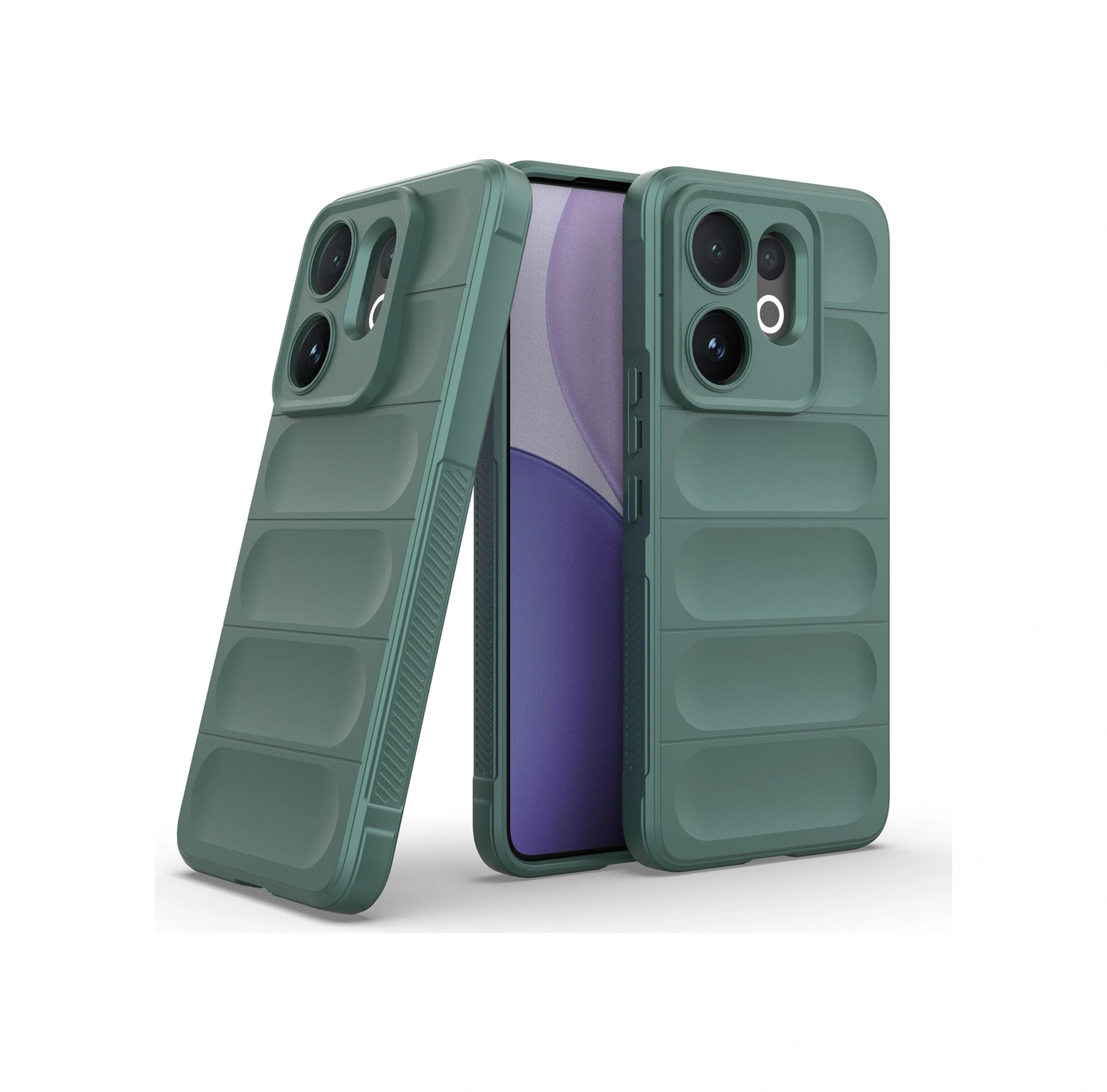 Vivo V60 5g Kılıf Düşmeye Karşı Dayanıklı Yumuşak Tpu Sağlam Telefon Arka Kapağı - Yeşil Yeşil