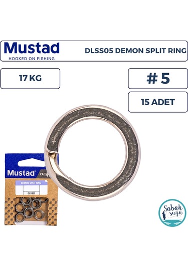 Mustad Demon Dlss05 Split Ring Halka 5 17kg 15 Adet