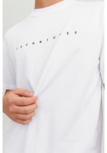 Jack &amp Jones Jjestar Jj Tee Ss Noos Beyaz Erkek Kısa Kol T-shirt 000000000101927702 Beyaz