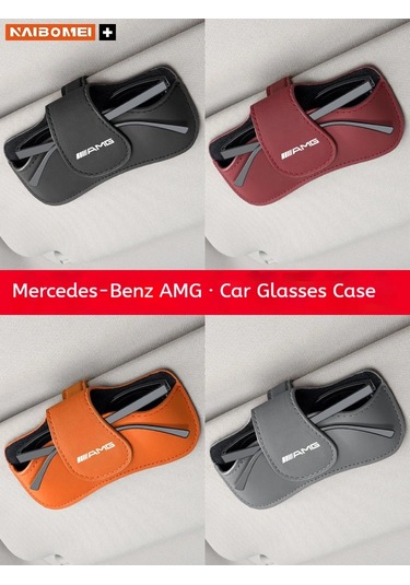 Araba Visor Pu Deri Gözlük Depolama Klip Güneş Gözlüğü Tutucu Gözlük Tutucu Için Grey