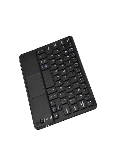 Shineyee Ultra İnce Dokunmatik Panel 7 İnç Bluetooth Klavye - Android/windows/ios Uyumlu, 90 Saat Çalışma Süresi, Taşınabilir Tasarım