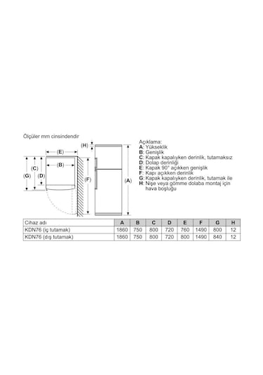 Profilo BD2186IEXN 493 LT No-Frost Üstten Donduruculu Buzdolabı