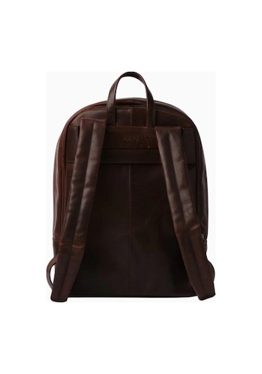 Ryoko Madison Full Grain Deri Unisex Sırt Çantası Vintage Brown 2