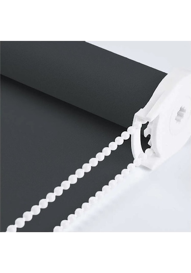 Narinlife Düz Stor Perde Siyah Modern Güneşlik Stor Perde