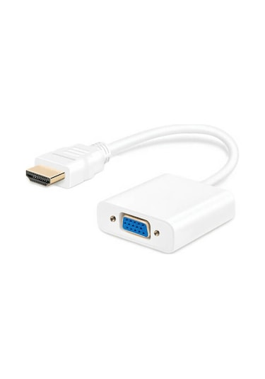 HDMI To Vga Çevirici Vga Projeksiyon Notebok Pc Uyumlu Kablo