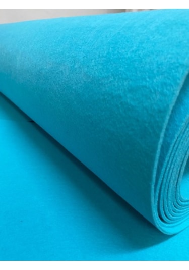 Kalın Keçe 3mm Kalınlığında 1mt Mavi