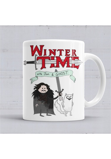 Game Of Thrones Adventure Time Kupa Bardak Porselen No35851 Karışık