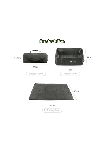 Xindoker "katlanabilir Taşınabilir Köpek Yatağı - Su Geçirmez, Kokusuz, Araç Ve Seyahat İçin Pratik"