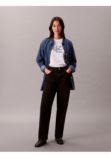 Calvin Klein Kısa Kollu Klasik Monologo Metalik Bisiklet Yaka Kadın Beyaz T-shirt Lv047e819g-yaa Beyaz Calvin Klein Kısa Kollu Klasik Monologo Metalik Bisiklet Yaka Kadın Beyaz T-shirt Lv047e819g-yaa Beyaz