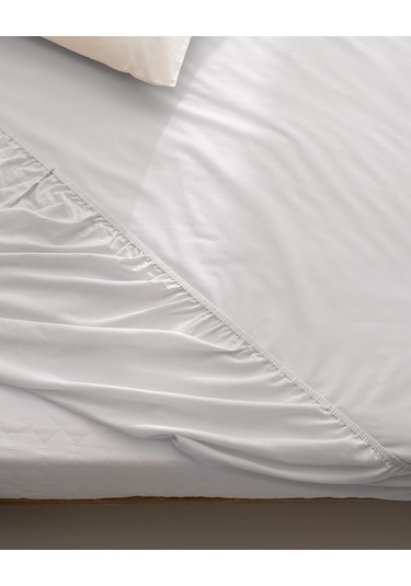 Manon Tek Kişilik %100 Pamuk Ranforce Lastikli Çarşaf - Gri Gri