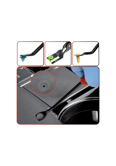 Xurunkeji Gövde Klipsli Pense Seti, 30 Derece Ve 80 Derece İtmeli Pim Pense