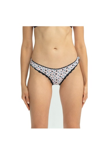 U.s Polo Assn. 66431 Kadın Karışık Desen Pamuklu 3'lü Slip Külot-lacivert Lacivert