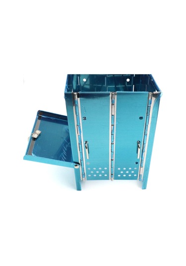 Reedark Portatif Çelik Mangal Ocağı, Çift Çelik Malzeme İle 1-2 Kişilik, Katlanabilir Taşınabilir Tasarım Çok Renkli Reedark Portatif Çelik Mangal Ocağı, Çift Çelik Malzeme İle 1-2 Kişilik, Katlanabilir Taşınabilir Tasarım Çok Renkli