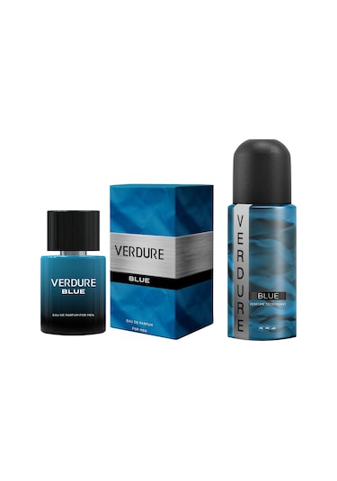 Verdure Blue Erkek Parfüm EDP 100 ML + Deodorant 150 ML