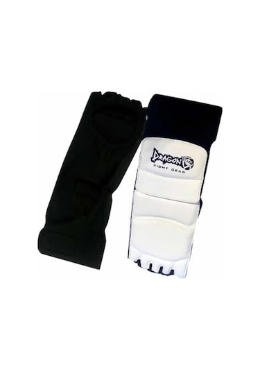Dragondostore Dragon10255 Taekwondo Ayaküstü Koruyucu Beyaz - Siyah