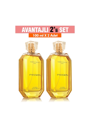 Alberto Taccini Passion Kadın Parfüm EDP 2 x 100 ML