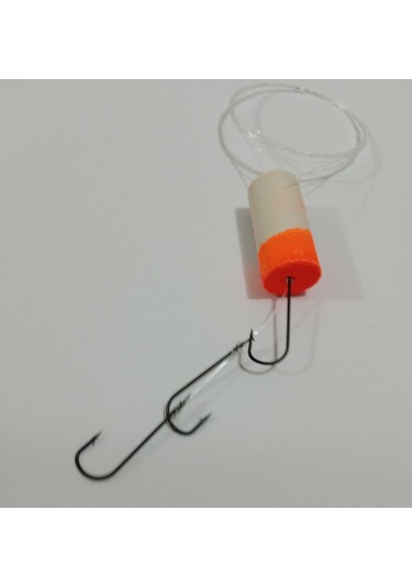 Virax Çinekop Takımı Fosforlu Uv Turuncu Siyah İğne 10 Adet