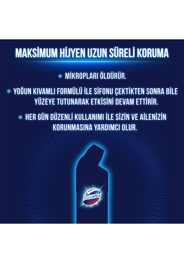 Domestos Yoğun Kıvamlı Çamaşır Suyu Limon Ferahlığı 6 x 750 ML