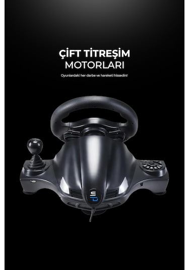 Subsonic Gs-750 Ps3/ps4/pc/xboxone/xbox360 Oyun Direksiyon Seti