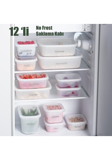 Porsima 1126 12'li No Frost -25 C Derin Dondurucu Saklama Kabı