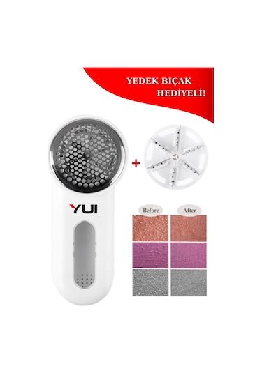 Yui Cx1 Şarjlı Type C Tüy Ve Tiftik Toplama Temizleme Makinesi Beyaz