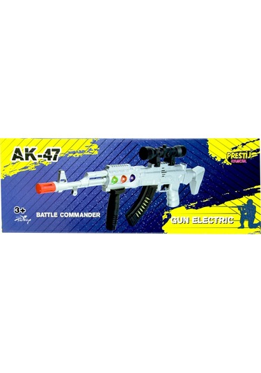 Ak-47 Gun Electric Işıklı Sesli Tüfek