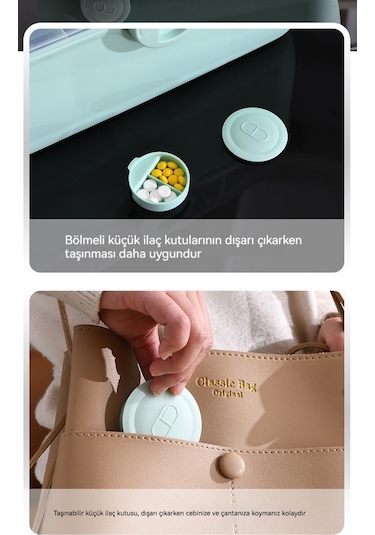 Relaxed Taşınabilir İlaç Kutusu Ev Büyük Kapasiteli Saklama Kutusu Çok Katmanlı Ev Versiyonu Tıbbi İlk Yardım Kutusu Taşınabilir İlaç Kutusu-pembe Pembe