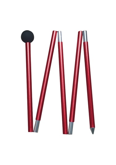 Suntek Çadır Direği Beş Bölümlü Barınak Yapımı Plaj Kırmızı