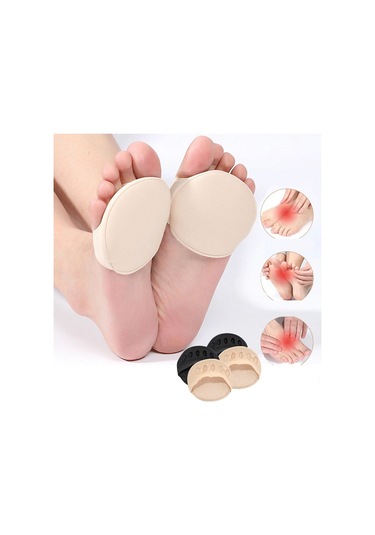 Kadınlar İçin Beş Parmak Ayak Ön Ayak Pedleri Nefes Alabilen Yüksek Topuklu Ayakkabı Yastığı