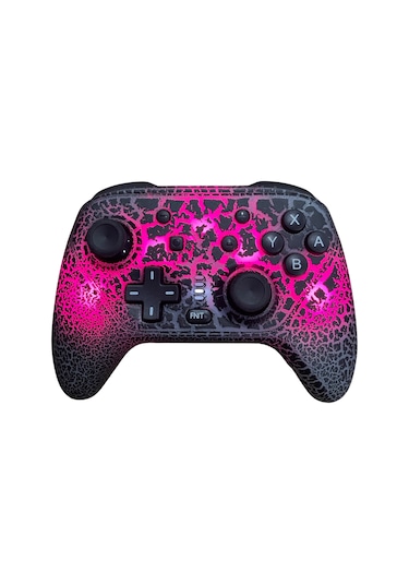 Yues Switch Pro Controller Oyun Kolu Joystick Işıklı Siyah