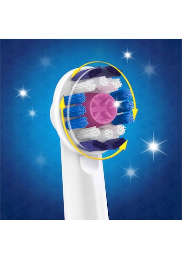 Oral-B 3D White Elektrikli Diş Fırçası Yedek Başlığı 4'lü