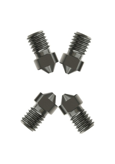 Moly 4 Adet Aibecy V6 Sert Çelik Nozzle, 0.6mm, 1.75mm Filament İçin, 220 C Isı Dayanımı